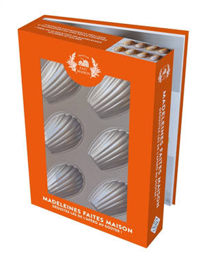 Madeleines faites maison : dégustez-les de l'apéro au goûter ! : 2 moules inclus pour réaliser 12 madeleines en une seule fournée !