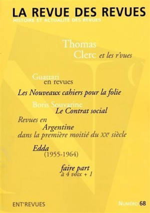 Revue des revues (La), n° 68