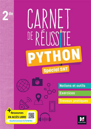 Carnet de réussite Python spécial SNT 2de