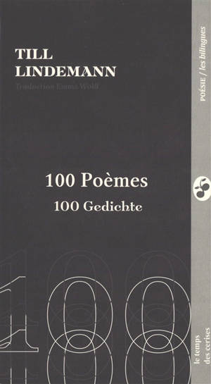 100 poèmes. 100 Gediche