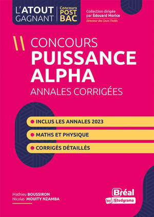 Concours Puissance Alpha : annales corrigées