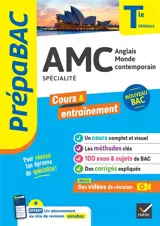 AMC, anglais monde contemporain spécialité, terminale générale : nouveau bac