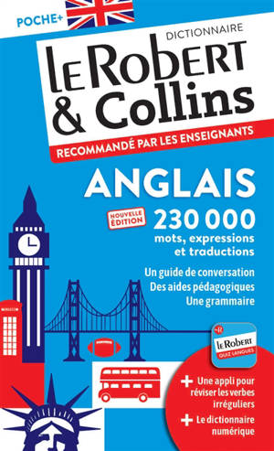 Le Robert & Collins anglais poche + : français-anglais, anglais-français