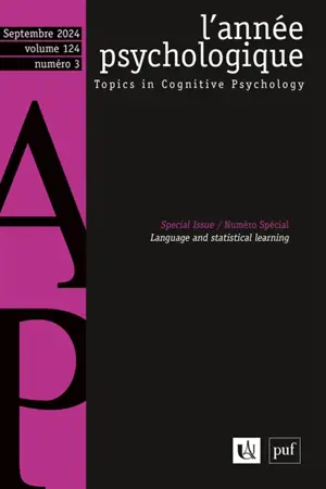 Année psychologique (L'), n° 2 (2024). Opinion article and commentaries