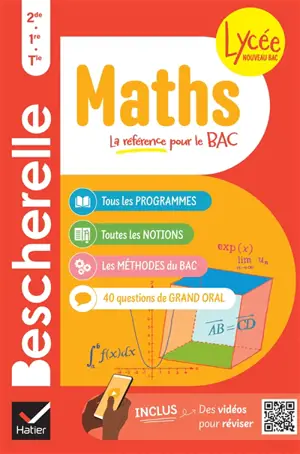 Bescherelle maths lycée : 2de, 1re, terminale : nouveau bac