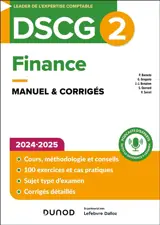 DSCG 2, finance : manuel & corrigés : 2024-2025