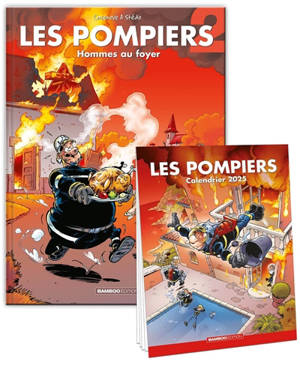 Les pompiers : pack tome 2 + calendrier 2025