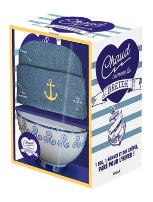 Chaud comme la Breizh : 1 bol, 1 bonnet et des crêpes, paré pour l'hiver ! : coffret