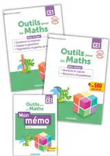 Outils pour les maths CE1 : mon fichier + mon mémo : démarche explicite, conforme aux programmes