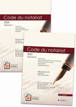 Code du notariat 2024