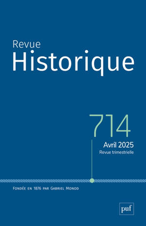 Revue historique, n° 714