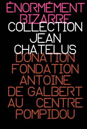 Enormément bizarre : la collection Jean Chatelus : donation fondation Antoine de Galbert au Centre Pompidou