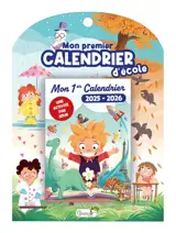 Mon premier calendrier d'école 2025-2026