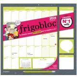 Frigobloc Mensuel 2026 : Calendrier d'organisation familiale / mois (de sept. 2025 à déc. 2026)