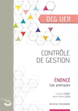 Contrôle de gestion, DCG UE11 : énoncé, cas pratiques