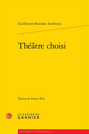 Théâtre choisi