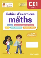 Cahier d'exercices de maths CE1, 7-8 ans