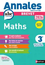 Maths 3e : brevet 2026