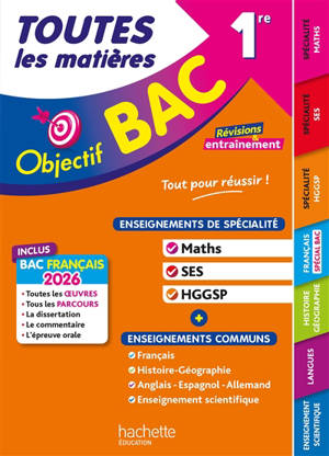 Toutes les matières 1re spécialités sciences éco