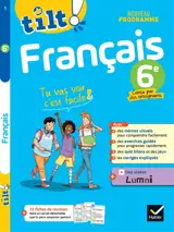 Ton cahier d'entraînement français 6e : pour progresser facilement : nouveau programme