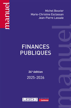 Finances publiques : 2025-2026