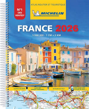 France 2026 : atlas routier et touristique : spirale
