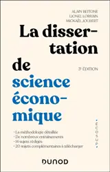 La dissertation de science économique