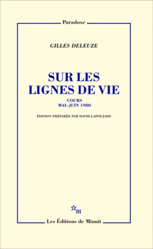 Sur les lignes de vie : cours mai-juin 1980