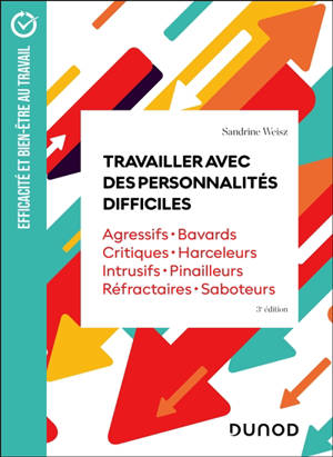 Travailler avec des personnalités difficiles : agressifs, bavards, critiques, harceleurs, intrusifs, pinailleurs, réfractaires, saboteurs