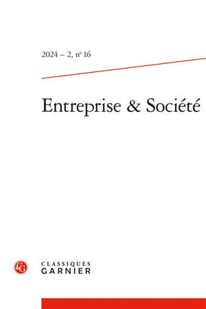 Entreprise & société, n° 16. Gestion et émancipation