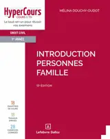 Droit civil 1re année : introduction, personnes, famille