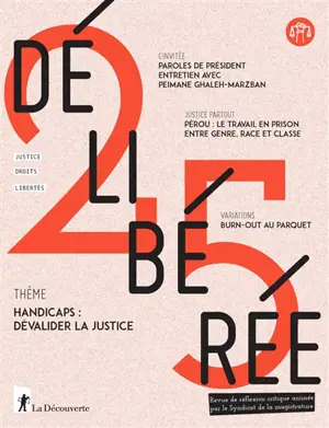 Délibérée, n° 25. Handicaps : dévalider la justice