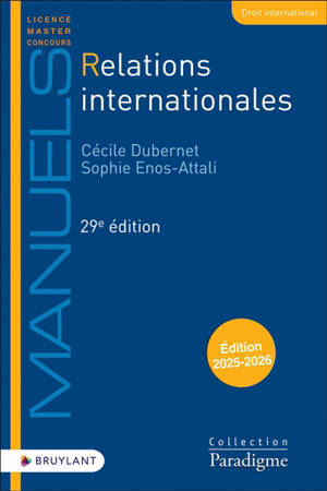 Relations internationales : édition 2025-2026