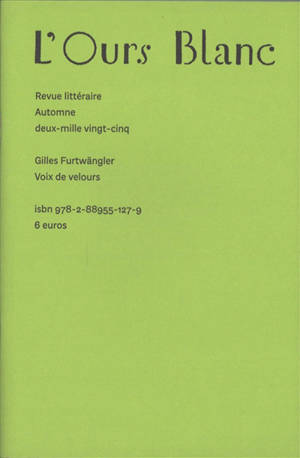 Ours blanc (L'), n° 45. Voix de velours