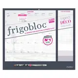 Frigobloc Mensuel 2026 Tendance déco Noir (de janv. à déc. 2026)