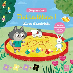 La tétine Livre de jeux avec poster et autocollants