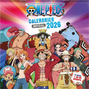 Mon calendrier officiel : One Piece 2026 (de sept. 2025 à déc. 2026)