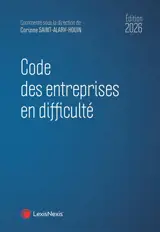 Code des entreprises en difficulté 2026