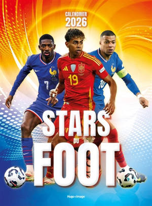 Calendrier mural Stars du Foot 2026