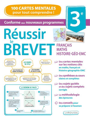 Réussir le brevet en cartes mentales