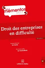 Droit des entreprises en difficulté