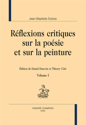 Réflexions critiques sur la poésie et sur la peinture