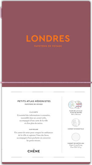 Londres : papeterie de voyage