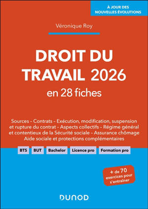 Droit du travail 2026 : en 28 fiches