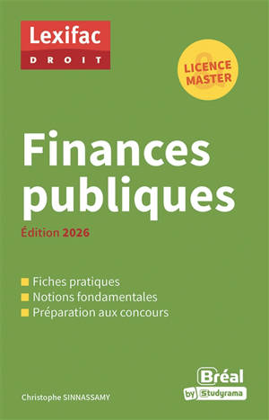 Finances publiques : licence & master