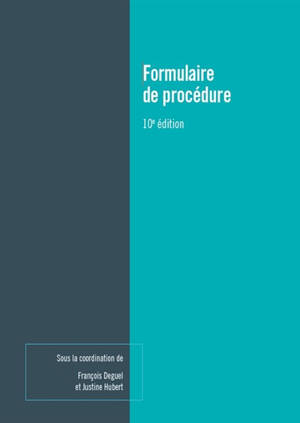 Formulaire de procédure