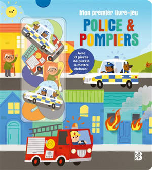 Police & pompiers : avec 8 pièces de puzzle à mettre debout !