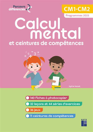 Calcul mental et ceintures de compétences : CM1, CM2 : programmes 2025