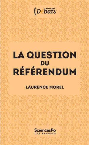 La question du référendum