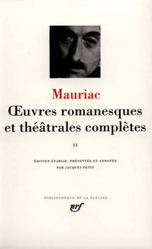 Oeuvres romanesques et théâtrales complètes. Volume 2